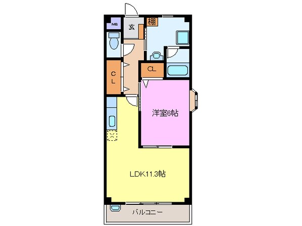 甚目寺駅 徒歩10分 3階の物件間取画像